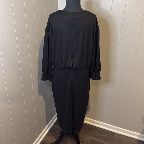 NWT Ann Taylor Women’s 16 Petite Long Sleeve Midi Dress Underling Dress - Picture 5 of 10